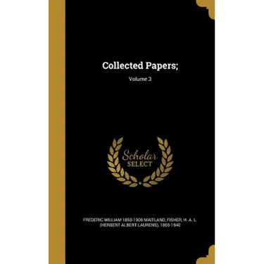 Collected Papers;; Volume 3