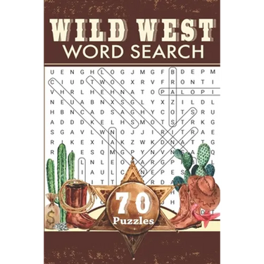 Wild West Word Search: Travel Size Western Word Find Puzzle Book for Adults and Everyone