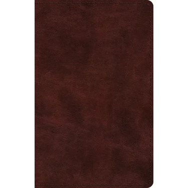 ESV Large Print Thinline Bible, Red Letter (Trutone, Mahogany)