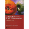 Systematic Reviews in the Social Sciences: A Practical Guide