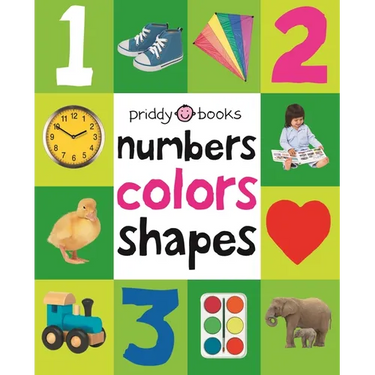 First 100 Numbers, Colors, Shapes: A Padded Book--Perfect for Little Hands to Hold