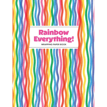 Rainbow Everything! Wrapping Paper Book