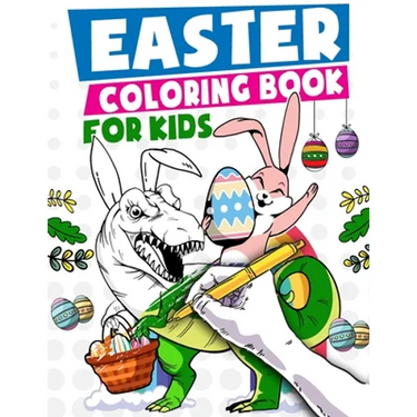 Easter Coloring Book For Kids: Fun Activity Book and Easter Basket Stuffer for Children