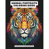 Animal Portraits Coloring Book in Mandala & Mosaic Style for adults and kids: Discover Serenity in Nature's Palette - 122 Pages for All Ages