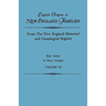 English Origins of New England Families. from the New England Historical and Genealogical Register. First Series, in Three Volumes. Volume III