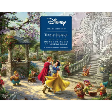 Disney Dreams Collection Thomas Kinkade Studios Disney Princess Coloring Poster