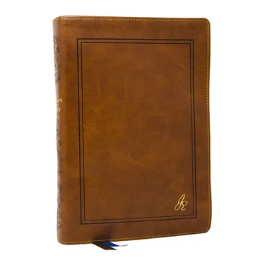 The Jonathan Edwards Study Bible: Experience Abiding Joy in Christ (Nkjv, Brown Leathersoft, Red Letter, Comfort Print)