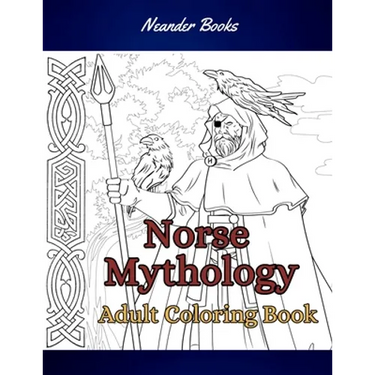 Norse Mythology: Coloring Book for Adults and Teens