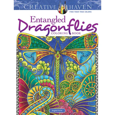 Creative Haven Entangled Dragonflies Coloring Book