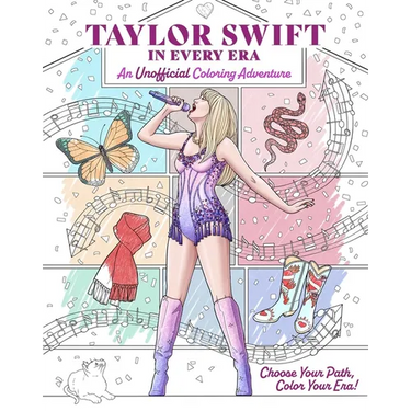Taylor Swift in Every Era: An Unofficial Coloring Adventure