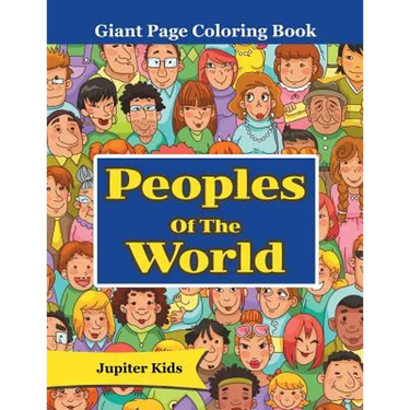 Peoples Of The World: Giant Page Coloring Book