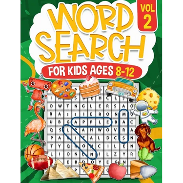 Word Search for Kids Ages 8-12 Volume 2 100 Fun Puzzles Kids Activity Book Search and Find Help Improve Vocabulary for Children Themed Puzzles Includi