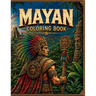 Mayan Art Coloring Book: 50 Pages