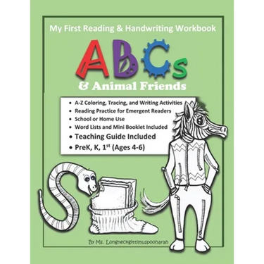 My First Reading & Handwriting Workbook: ABCs & Animal Friends