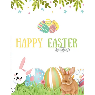 Happy Easter Coloring Book
