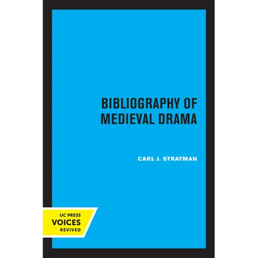 Bibliography of Medieval Drama