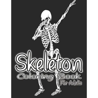 Skeleton Coloring Book For Adults.