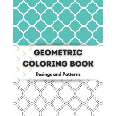 Geometric Coloring Book: Relaxing Geometric Coloring Books for Adults -100 Pages Tessellation Coloring Book to Help Release your Creative Side