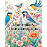 Birdy Wonders: A Bird Coloring Book