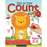 Dot To Dot Count To 10: 30 Colorable Pages, Ages 3 to 5, Preschool to Kindergarten, Connect The Dots; Numerical Order, Counting, and Fun Facts