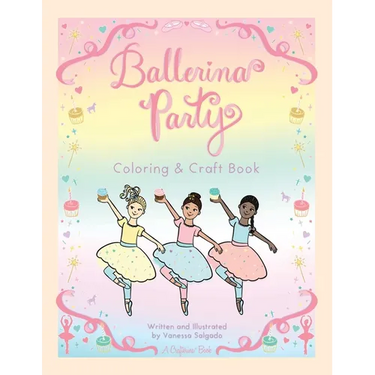 Ballerina Party Coloring & Craft Book