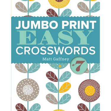 Jumbo Print Easy Crosswords #7
