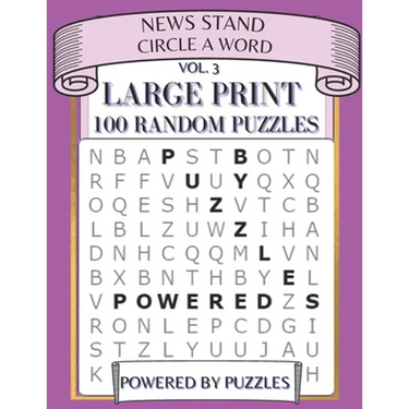 News Stand Circle a Word Vol.3: Large Print 100 Random Puzzles