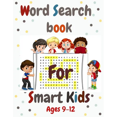 Word Search Book for Smart Kids 9-12: School Zone - Easy Word Find Puzzles Workbook for Kids (8.5x11) with Fun Themes, Activity Pad, Search & Find, Wo