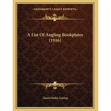 A List Of Angling Bookplates (1916)