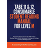 TABE 11 and 12 Consumable Student Reading Manual for Level M