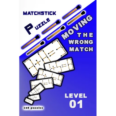 MATCHSTICK PUZZLE Moving the wrong match: Level 01
