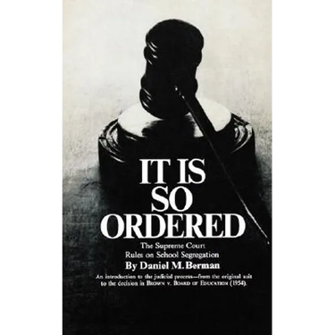 It Is So Ordered
