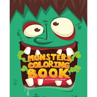 Monsters Coloring Book (With Monster Jokes!)