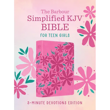 The Barbour Simplified KJV Bible for Teen Girls--3-Minute Devotions Edition