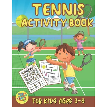 tennis activity book for kids ages 3-8: Tennis gift for kids ages 3 and up