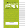 Standard Wirebound Manuscript Paper Green Cover 12 Staves Per Page Music Notation Guide for Composers Students and Musicians Hal Leonard Spiral-Bound