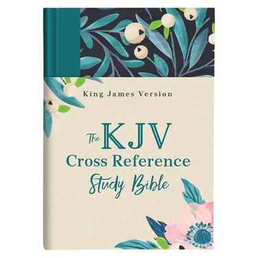 The KJV Cross Reference Study Bible--Turquoise Floral