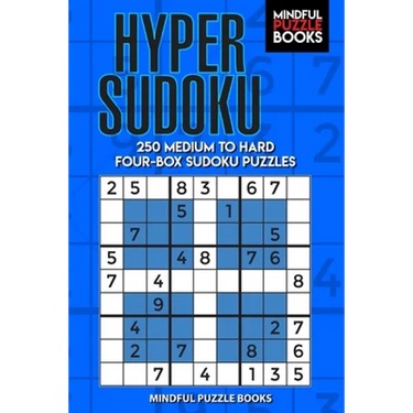 Hyper Sudoku: 250 Medium to Hard Four-Box Sudoku Puzzles