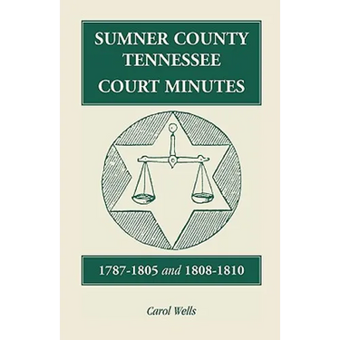 Sumner County, Tennessee Court Minutes, 1787-1805 and 1808-1810