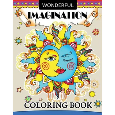 Wonderful Imagination coloring books: Adults Coloring Book Halloween, Doodle, Angel, Alien, circus and other Design