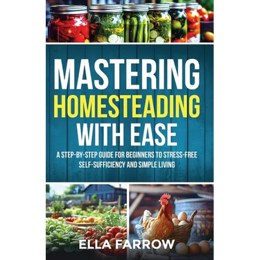 Mastering Homesteading with Ease: A Step-By-Step Guide for Beginners to Stress-Free Self-Sufficiency and Simple Living