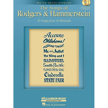 The Songs of Rodgers & Hammerstein: Belter/Mezzo-Soprano with CDs of Performances and Accompaniments Book/2-CD Pack
