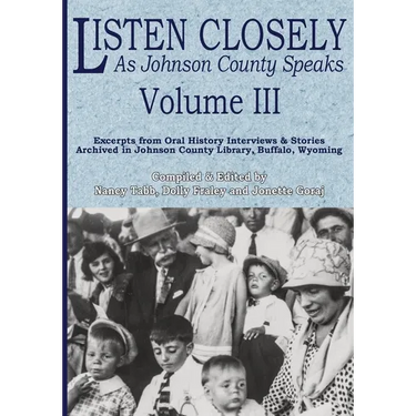 Listen Closely as Johnson County Speaks - Vol. 3