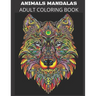 Animals Mandalas Adult Coloring Book: Stress Relieving Designs Relaxation Meditation Happiness