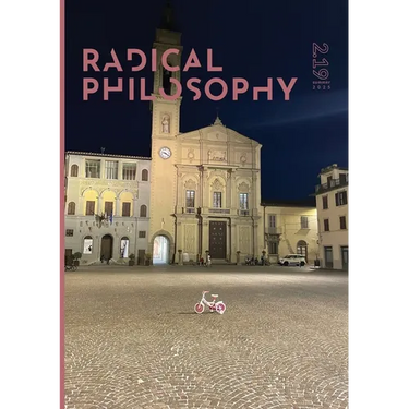 Radical Philosophy 2.19