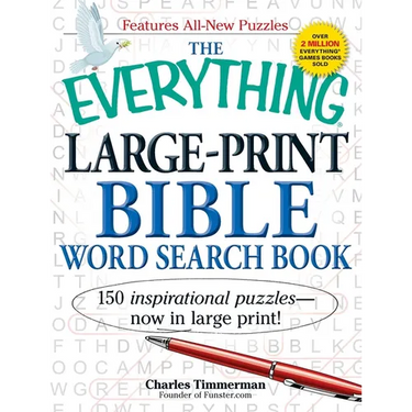 The Everything Large-Print Bible Word Search Book