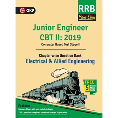 RRB (Railway Recruitment Board) Prime Series 2019: Junior Engineer CBT 2 - Chapter-wise and Topic-Wise Question Bank - Electrical & Allied Engineering