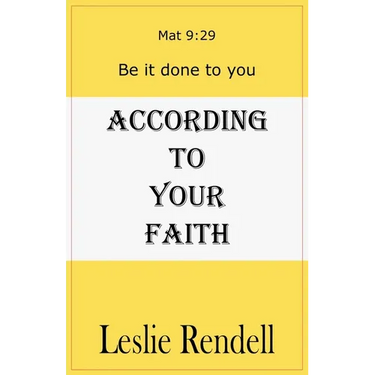 According To Your Faith