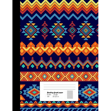 Beading Graph Paper: Graph Paper for Bead Pattern Designs Your Favorite/ Beading on a Loom / Bracelet, Jewelry, Earring, Necklace / Bead Ma
