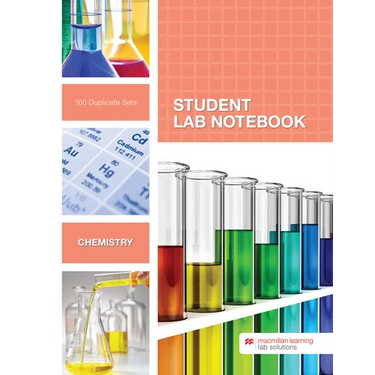 Student Lab Notebook: Chemistry - 100 Duplicate Sets